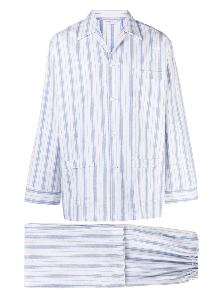 Blue Kelburn Stripe Pyjamas