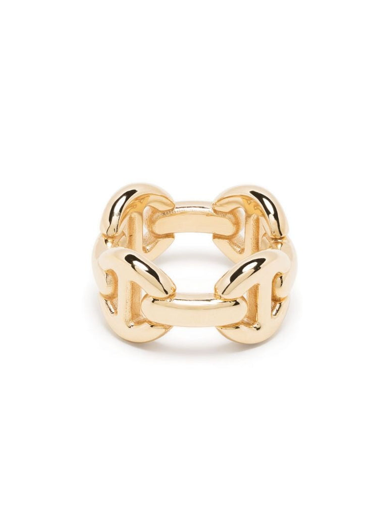 18k Yellow Gold Quad Link Ring