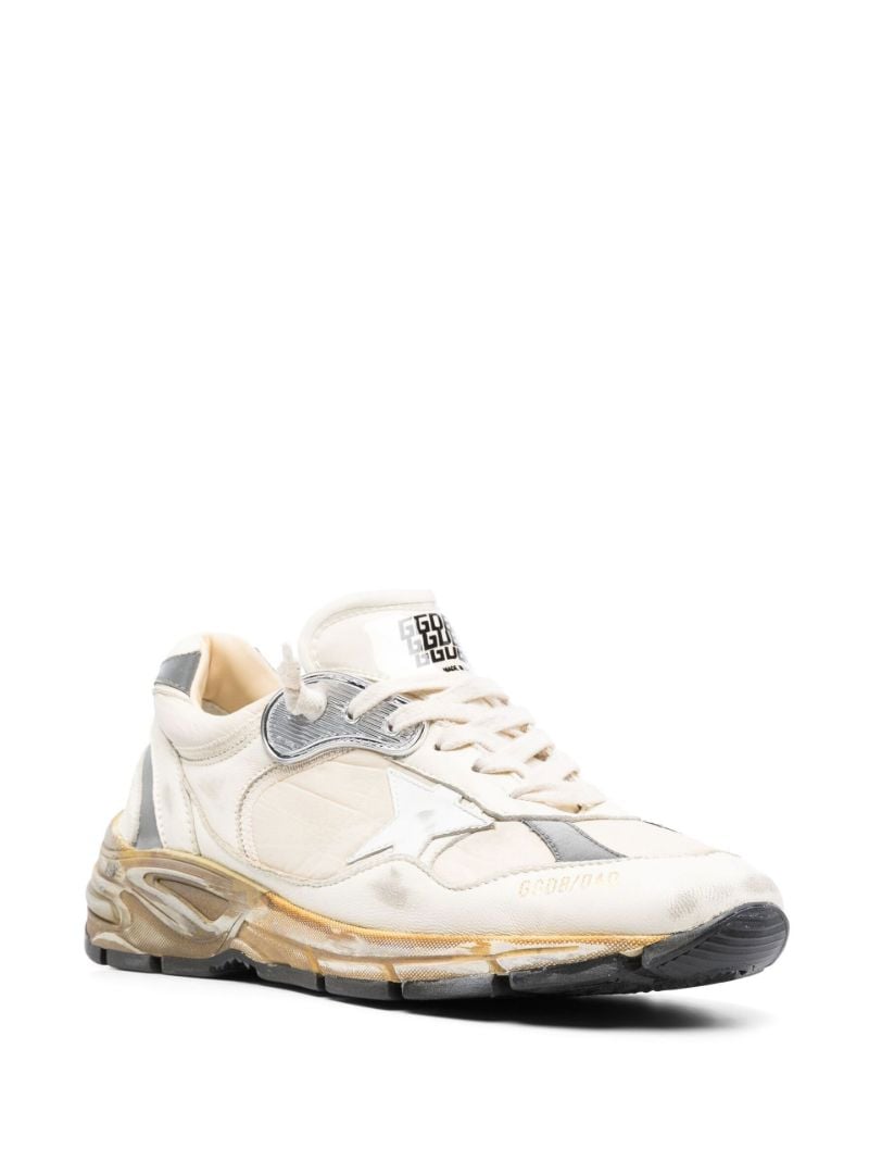White Dad-star Leather Sneakers