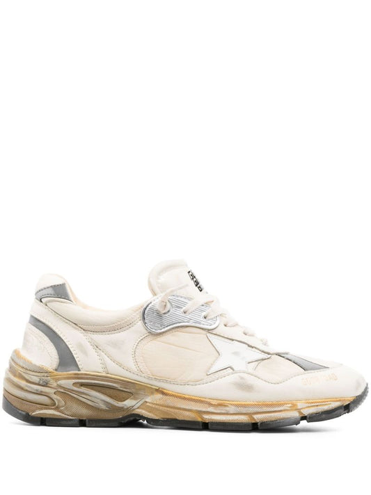 White Dad-star Leather Sneakers