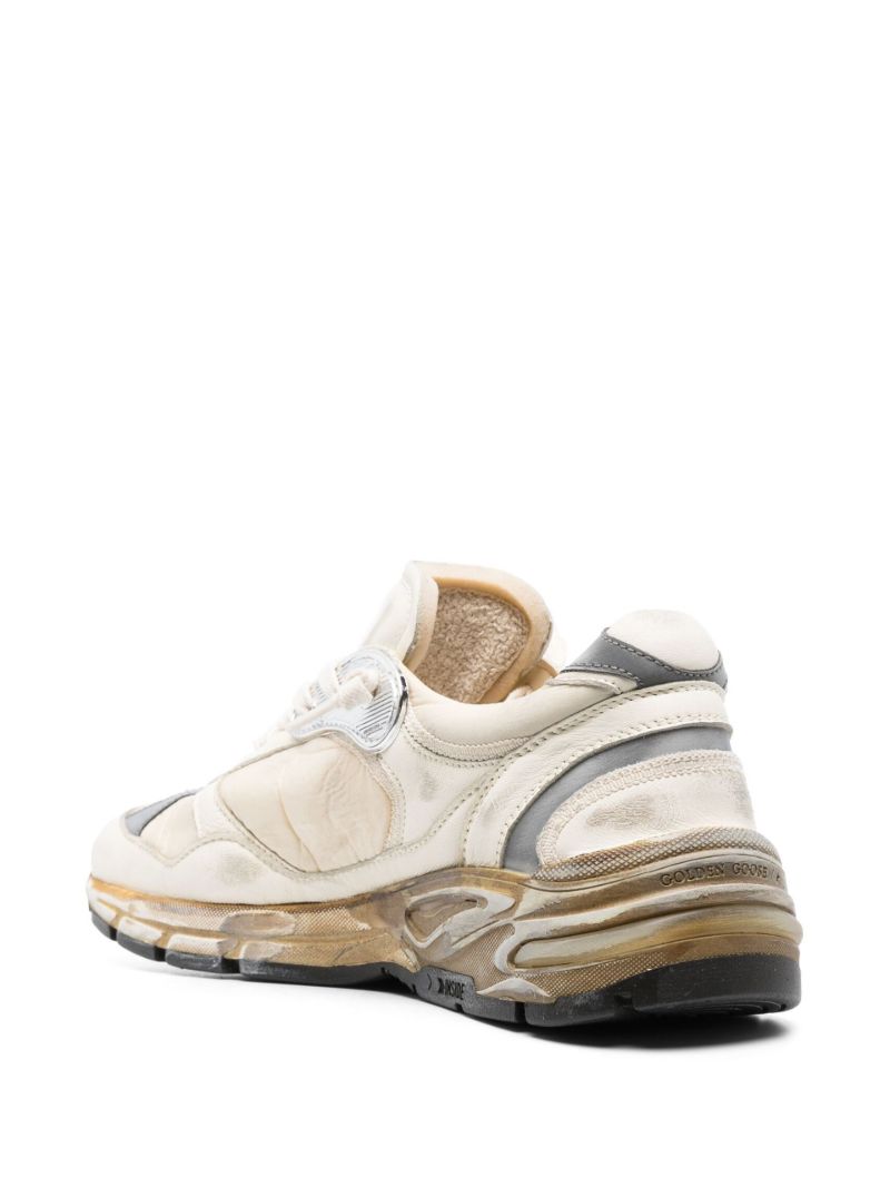 White Dad-star Leather Sneakers
