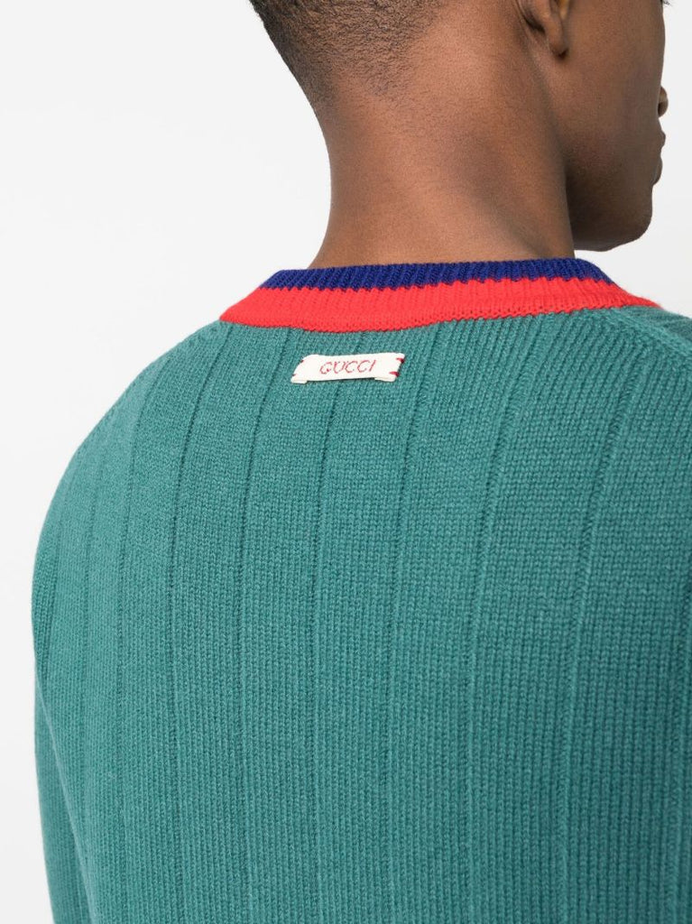 Blue Wool Sweater