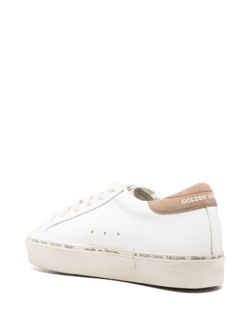 White Hi Star Leather Sneakers