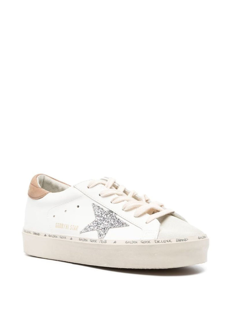 White Hi Star Leather Sneakers