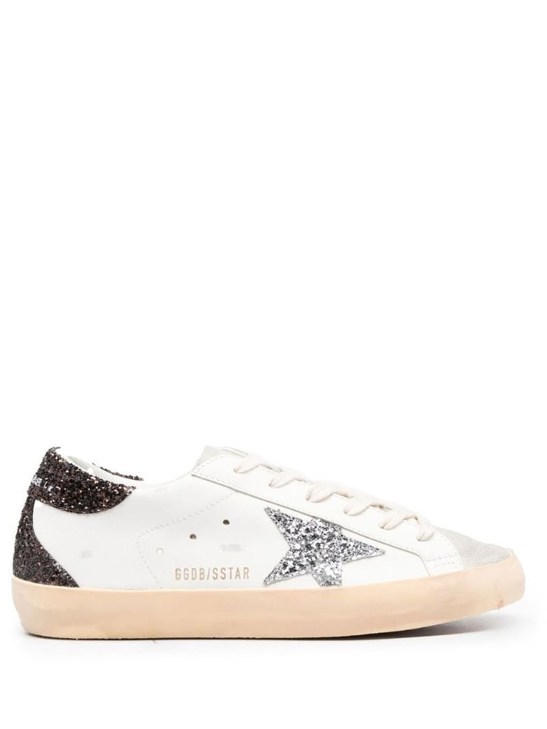 White Super-star Leather Sneakers