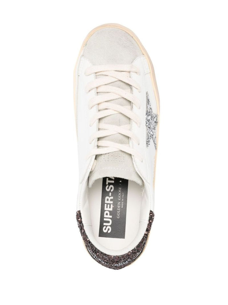 White Super-star Leather Sneakers