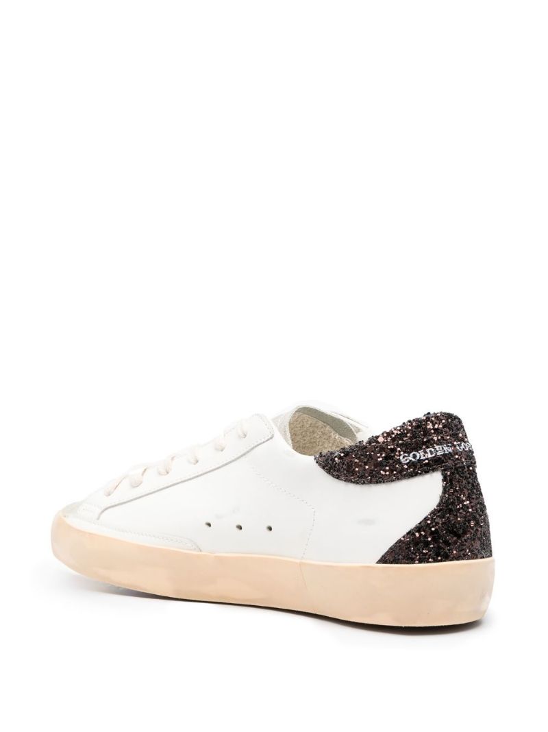 White Super-star Leather Sneakers