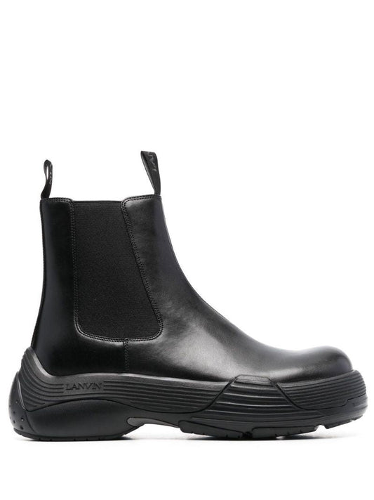 Black Flash-x Bold Chelsea Ankle Boots