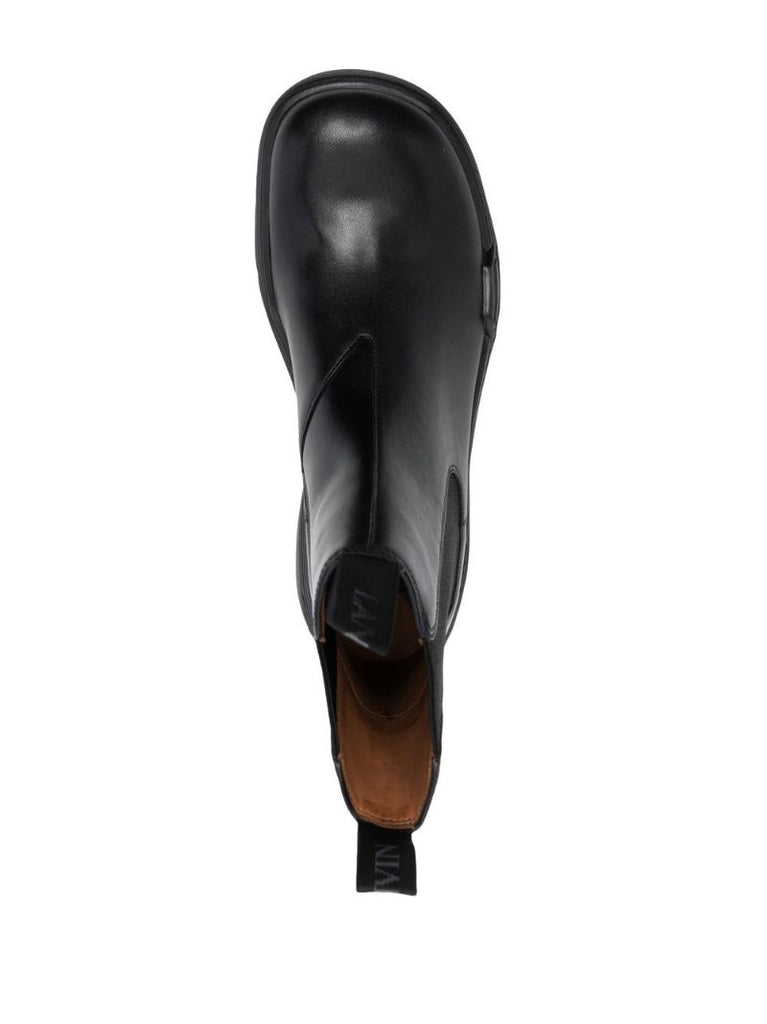 Black Flash-x Bold Chelsea Ankle Boots