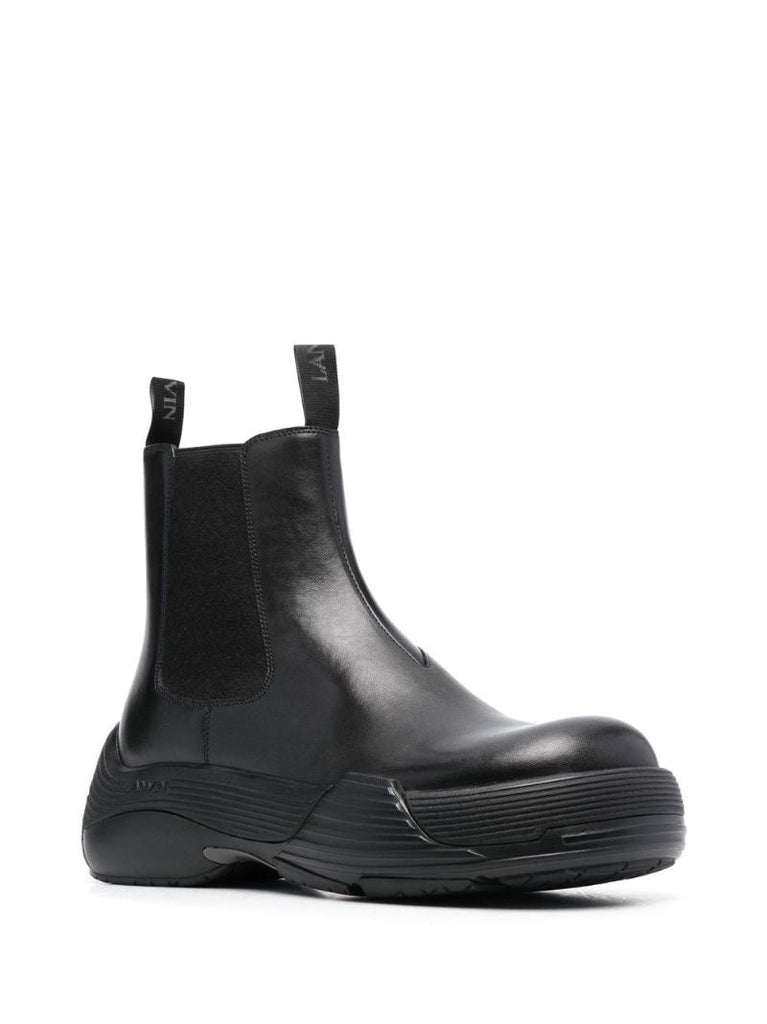 Black Flash-x Bold Chelsea Ankle Boots