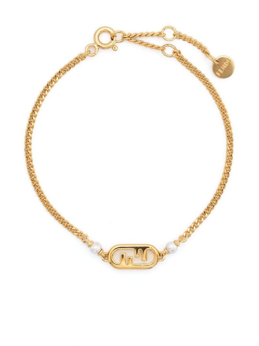 Gold-tone O'lock Chain Bracelet