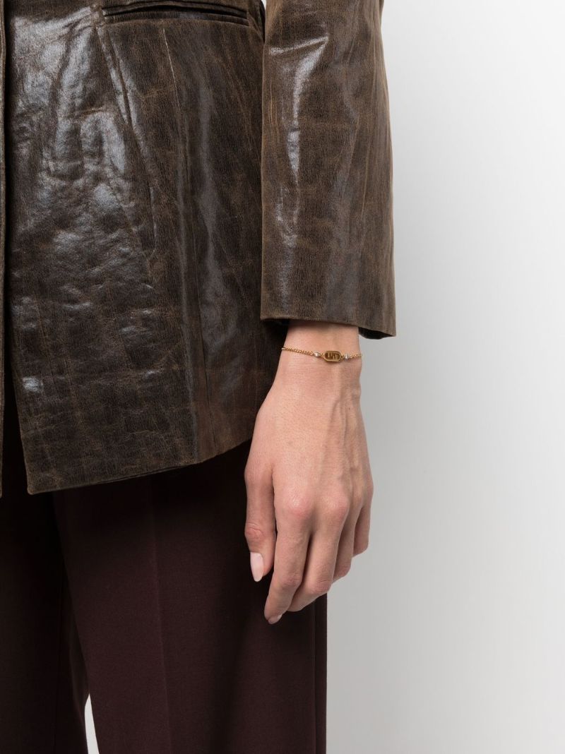 Gold-tone O'lock Chain Bracelet