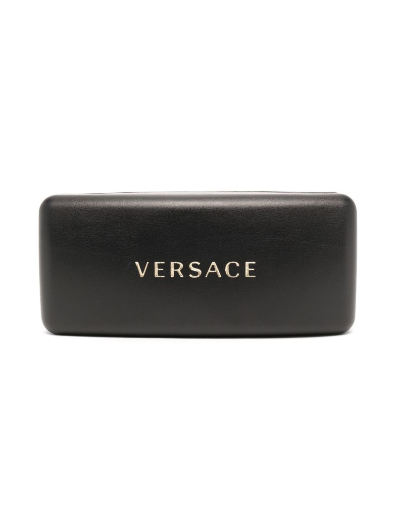 Black Logo Plaque Sunglasses