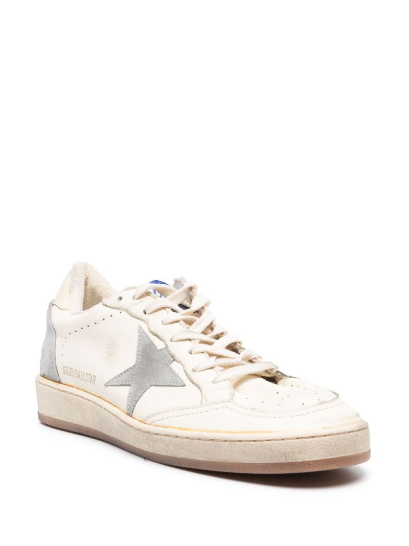 Neutral Ball Star Leather Sneakers