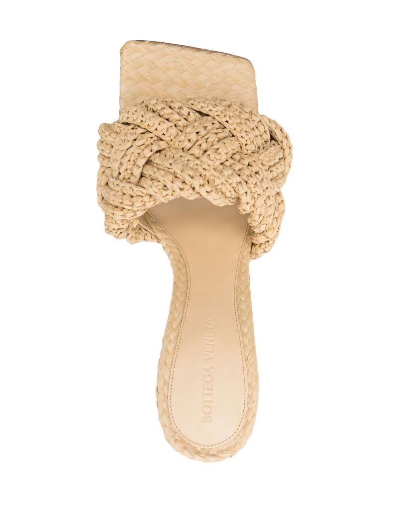 Neutral Lido 90 Raffia Mules