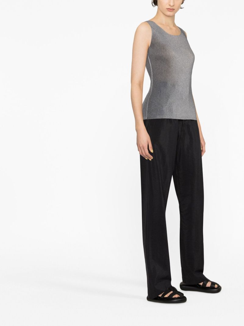 Grey Mist Basics PlissÃ_x0083_Â© Tank Top