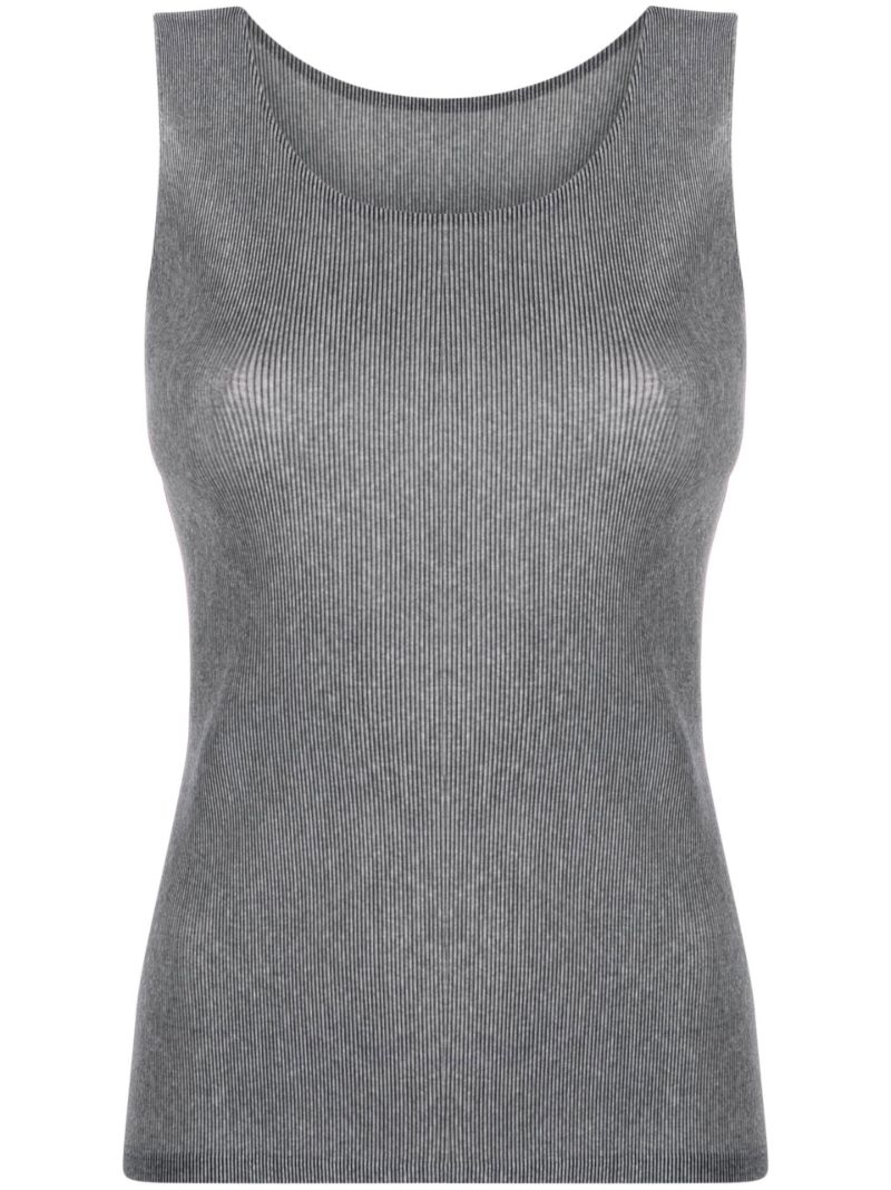 Grey Mist Basics PlissÃ_x0083_Â© Tank Top