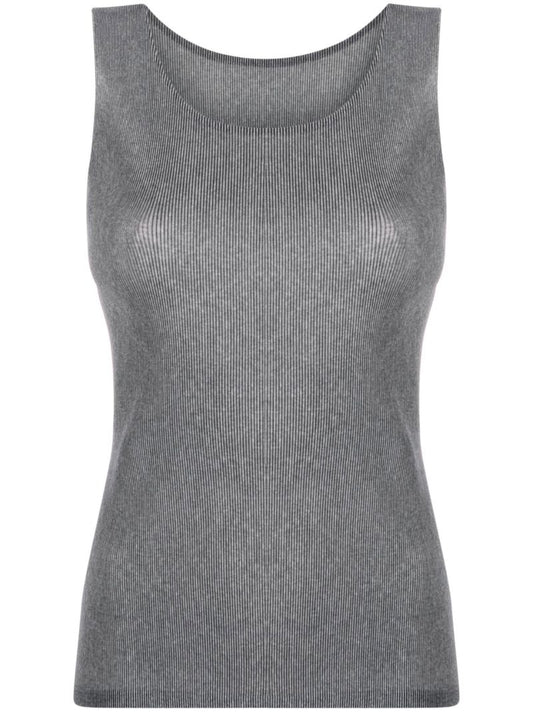 Grey Mist Basics PlissÃ_x0083_Â© Tank Top
