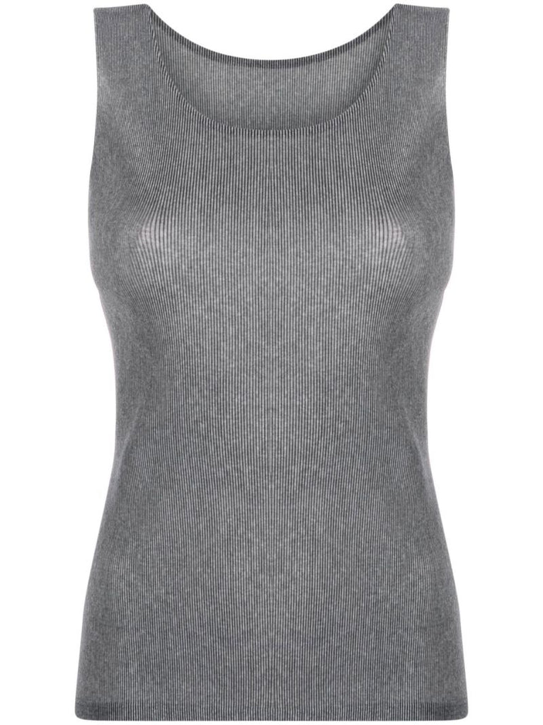 Grey Mist Basics PlissÃ_x0083_Â© Tank Top