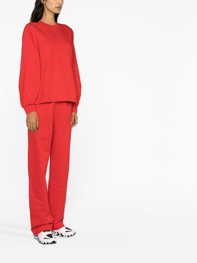 Red Logo-embroidered Track Pants