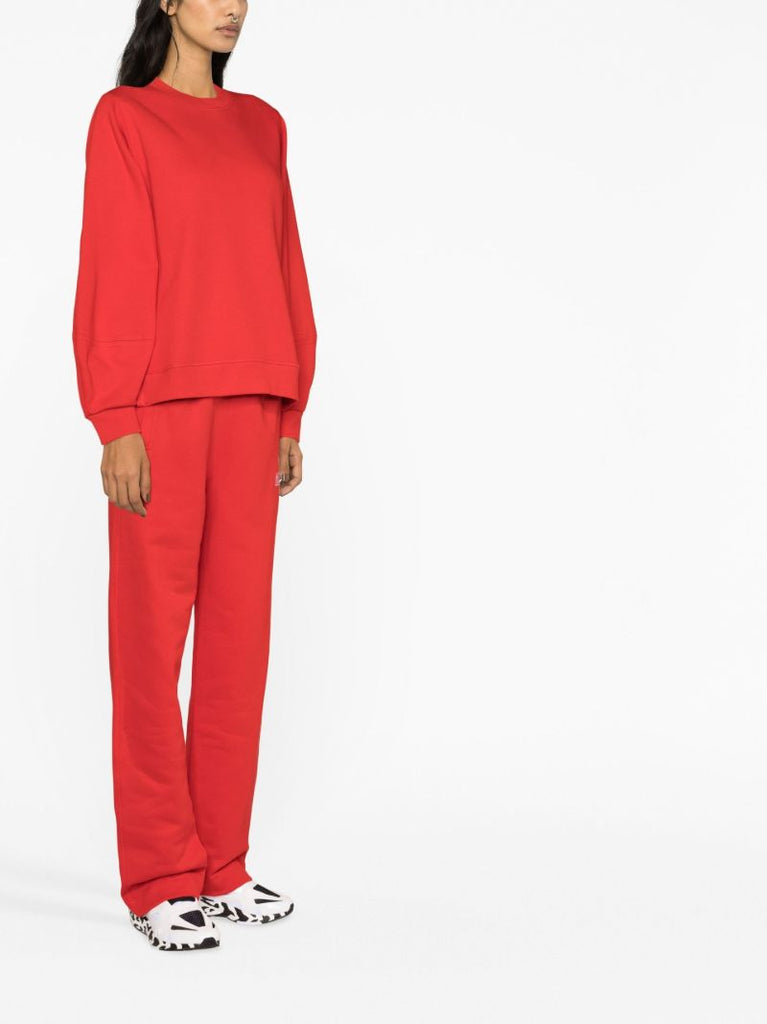 Red Logo-embroidered Track Pants