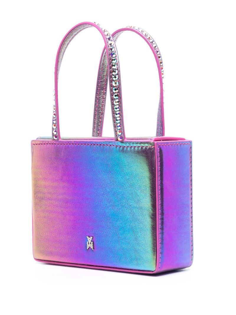 Pink Super Amini Gilda Mini Leather Top Handle Bag