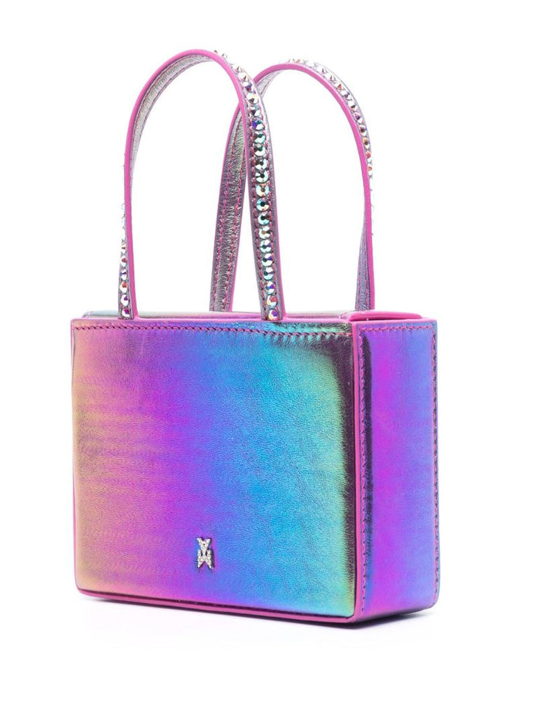 Pink Super Amini Gilda Mini Leather Top Handle Bag