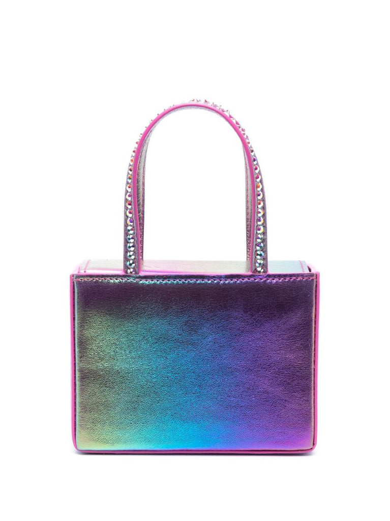 Pink Super Amini Gilda Mini Leather Top Handle Bag