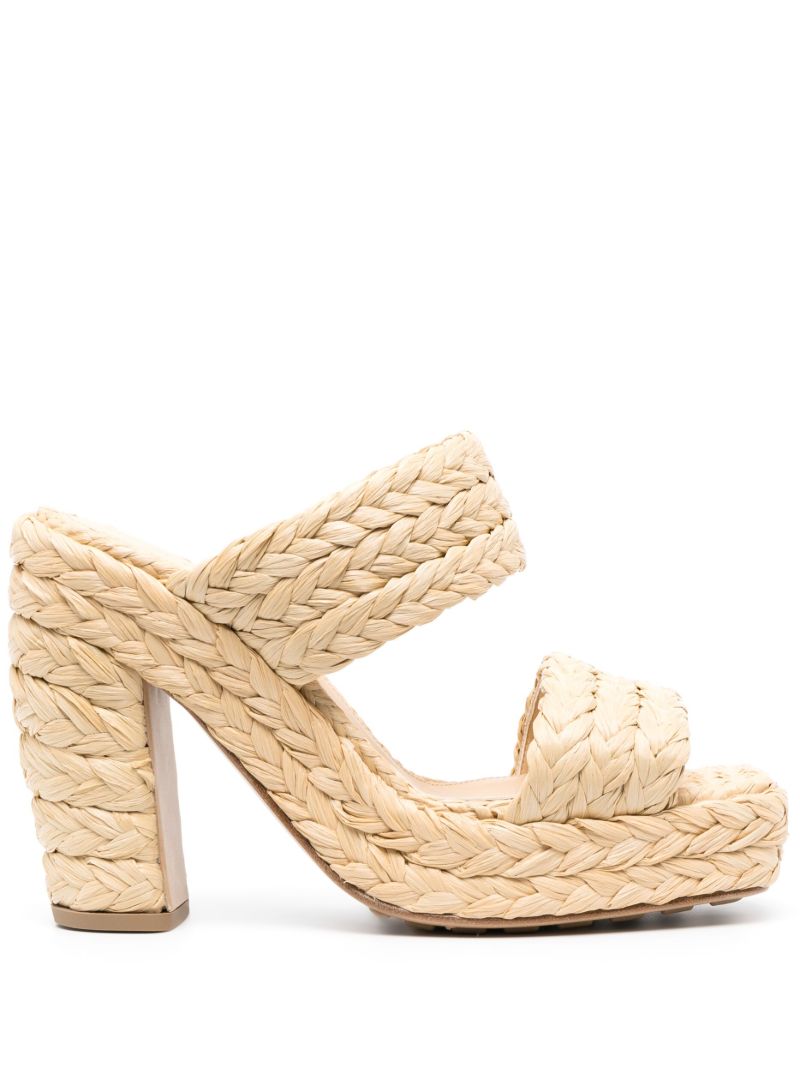 Neutral 120 Trinity Raffia Sandals