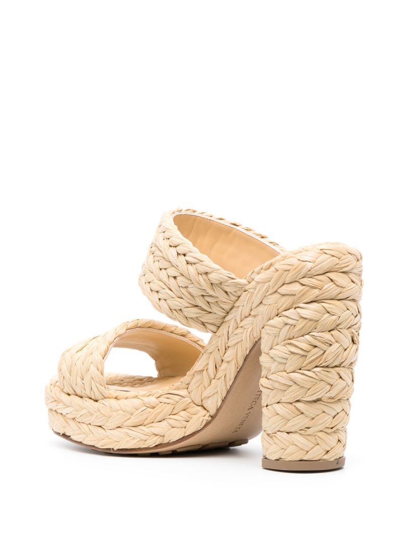 Neutral 120 Trinity Raffia Sandals