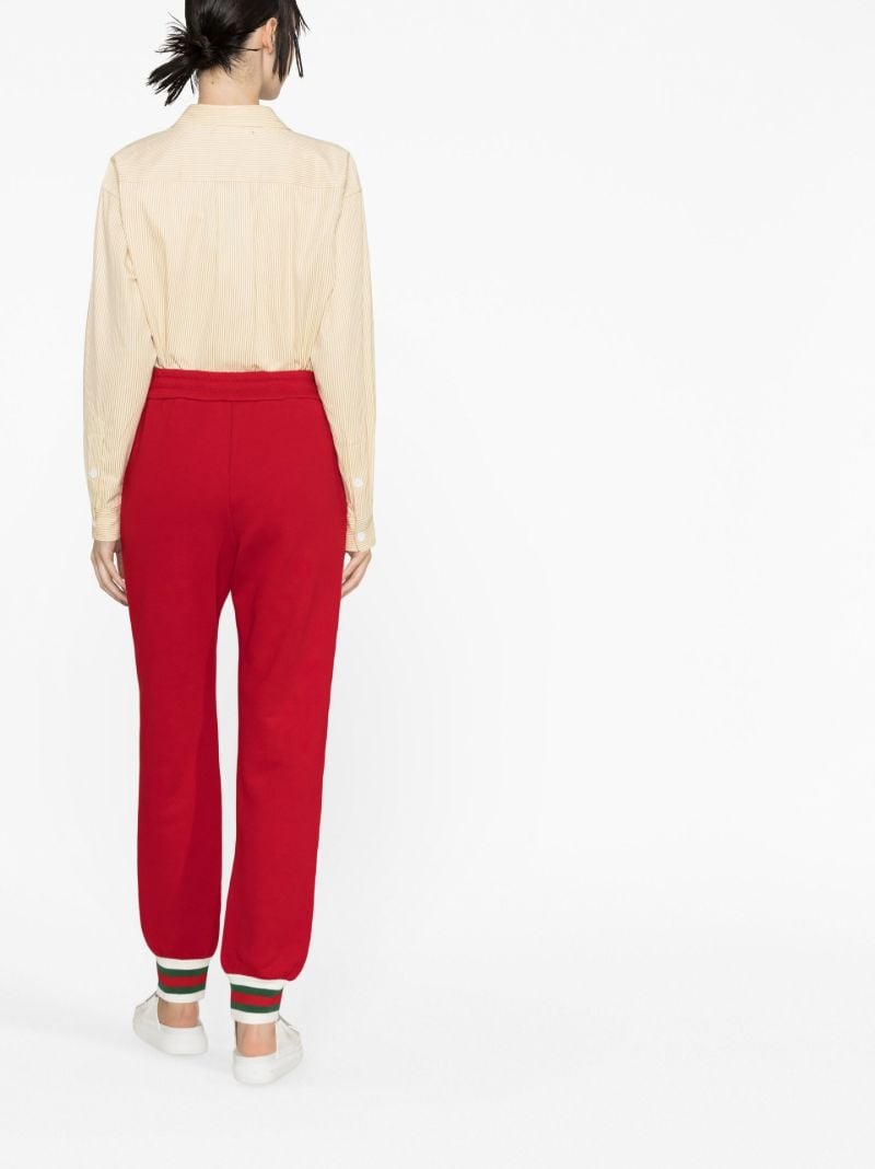 Red Logo Patch Track Pants