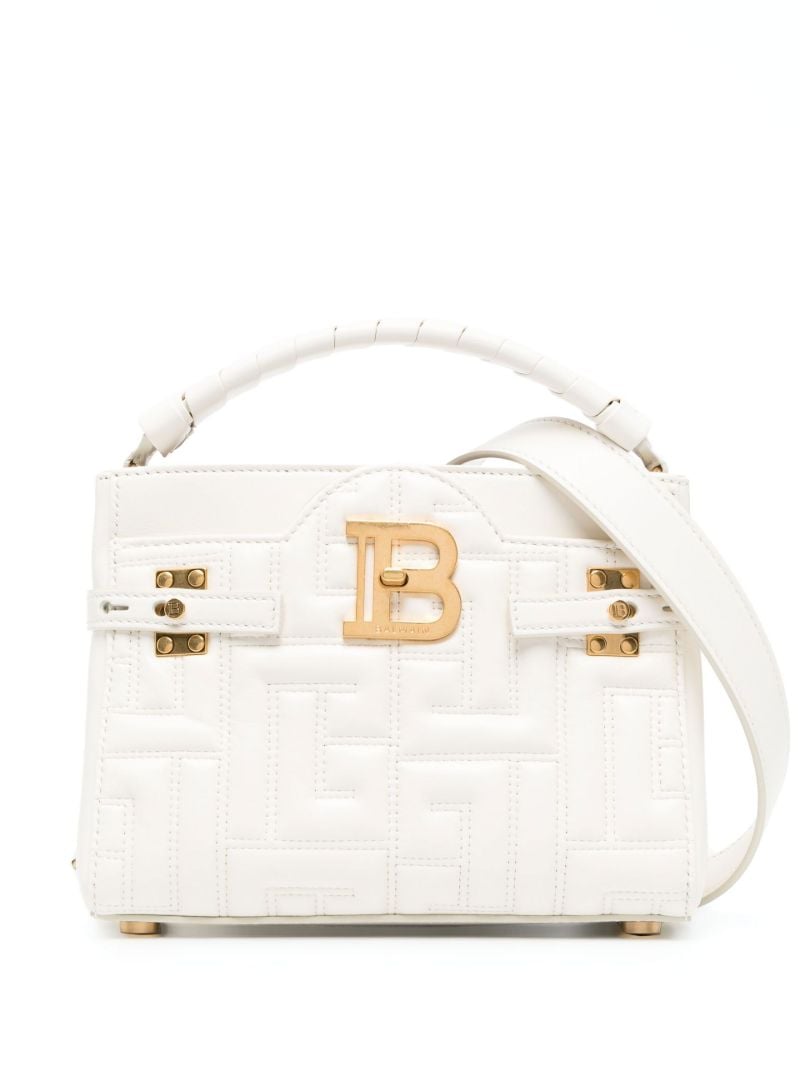 White B-buzz 22 Quilted Leather Bag