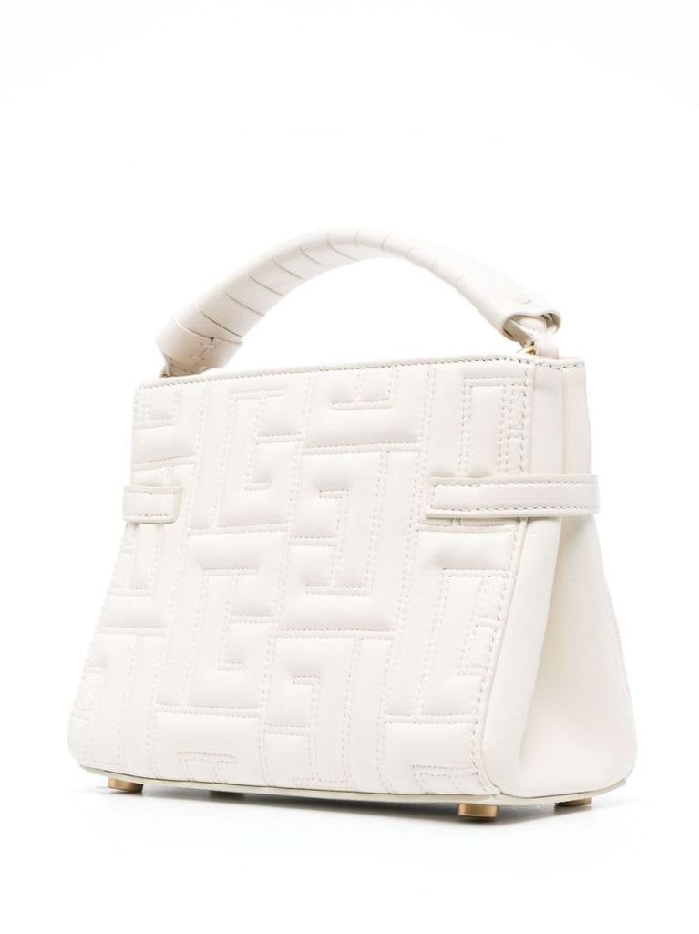 White B-buzz 22 Quilted Leather Bag