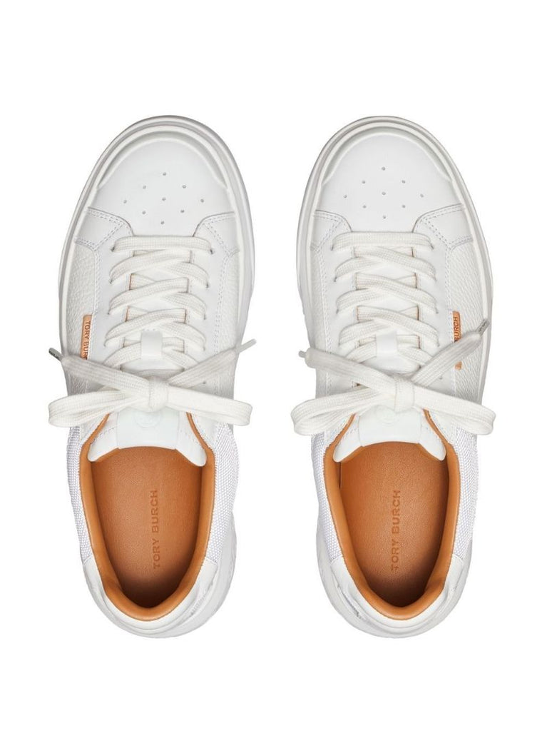 White Ladybug Platform Sneakers