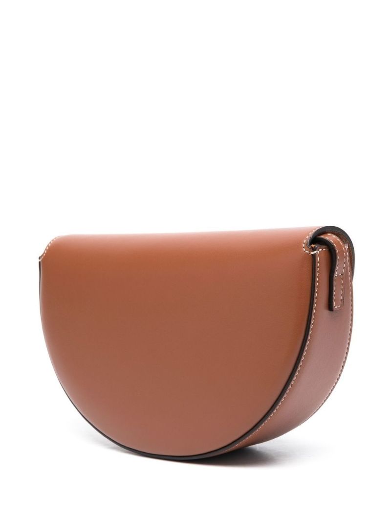 Brown Besace Cuir Triomphe Cross Body Bag