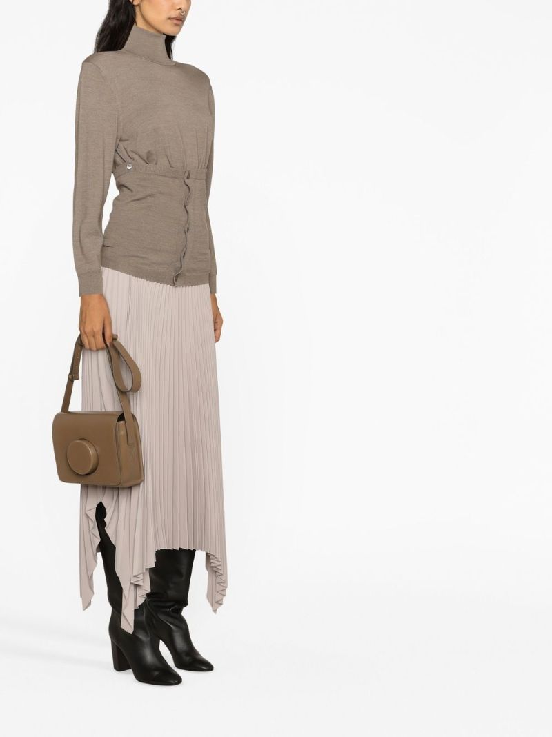 Brown Roll-neck Sweater