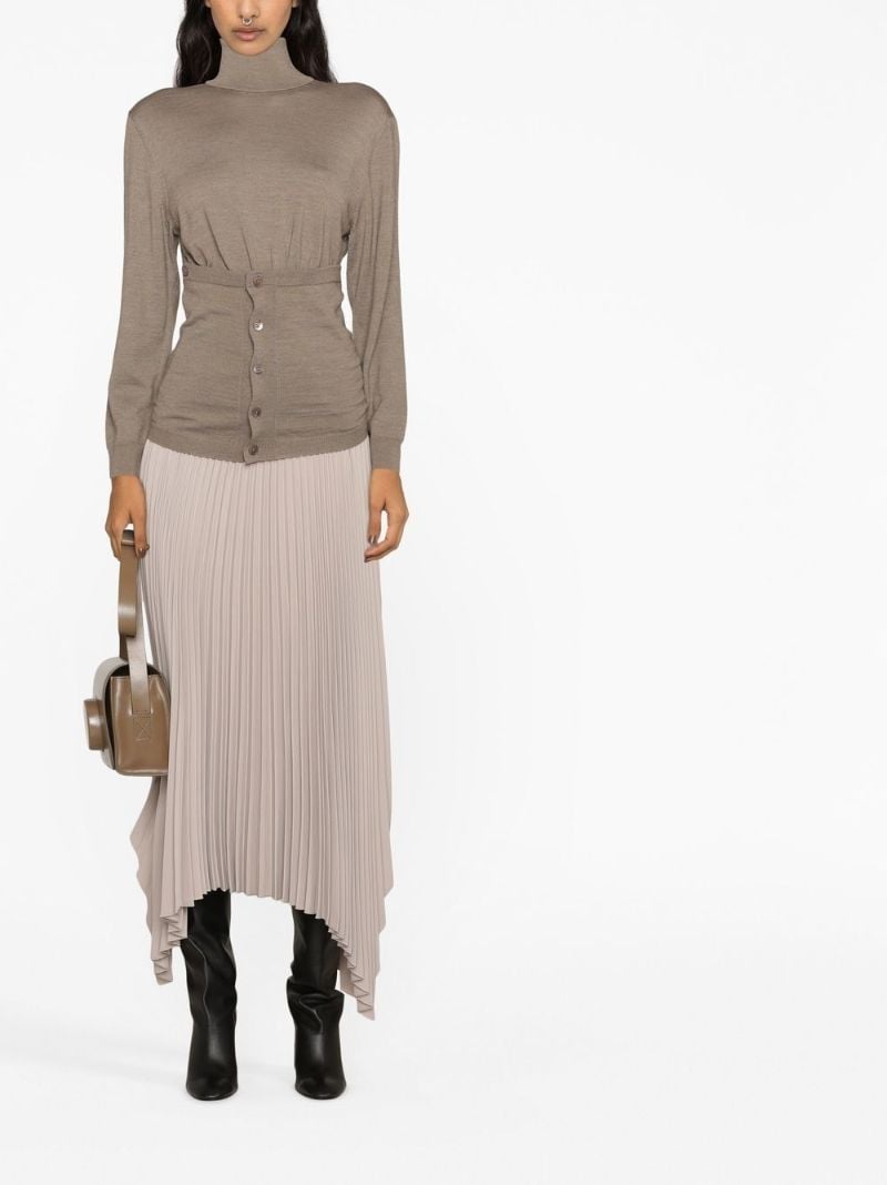 Brown Roll-neck Sweater