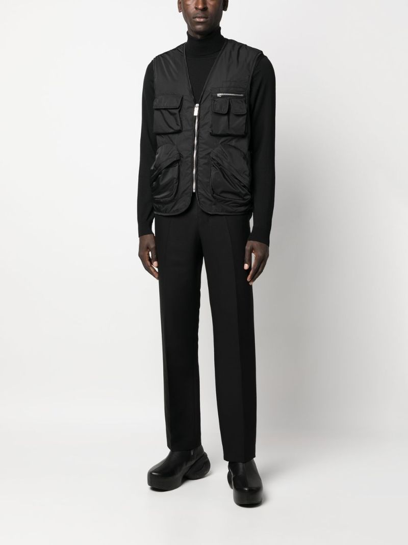 Black Cargo Technical Gilet