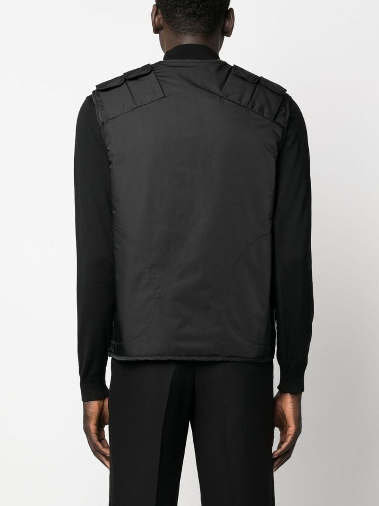 Black Cargo Technical Gilet