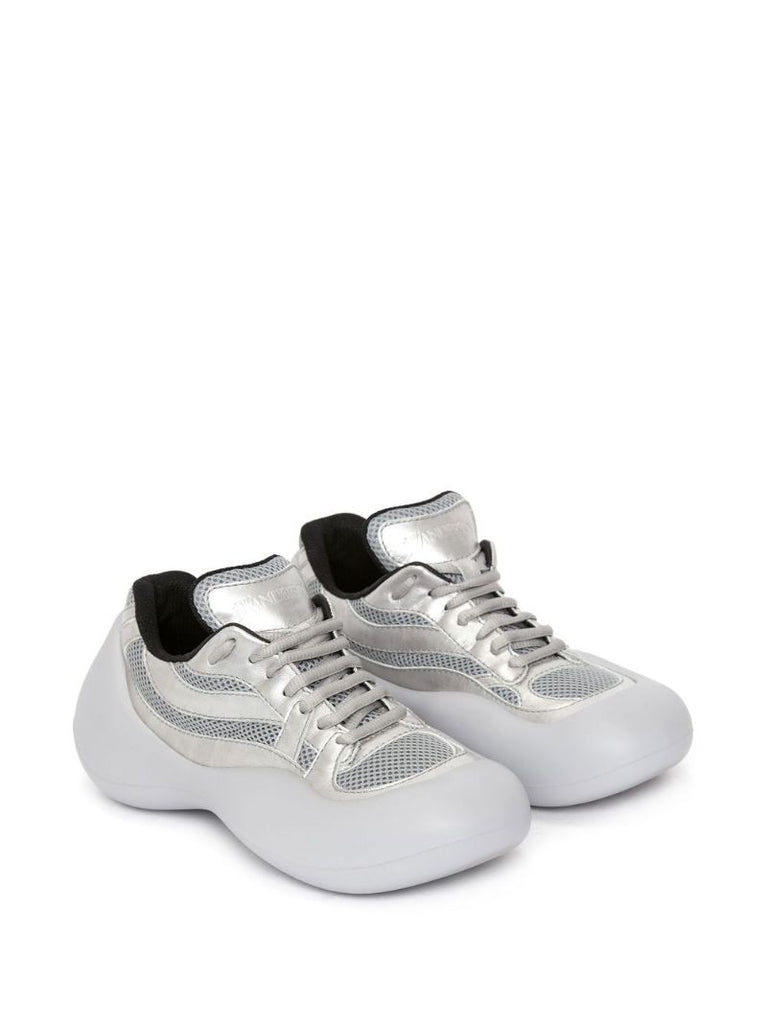 Grey Bumper Low Top Sneakers