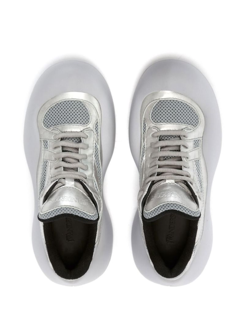 Grey Bumper Low Top Sneakers