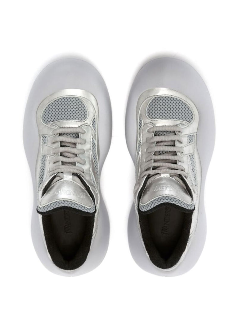 Grey Bumper Low Top Sneakers