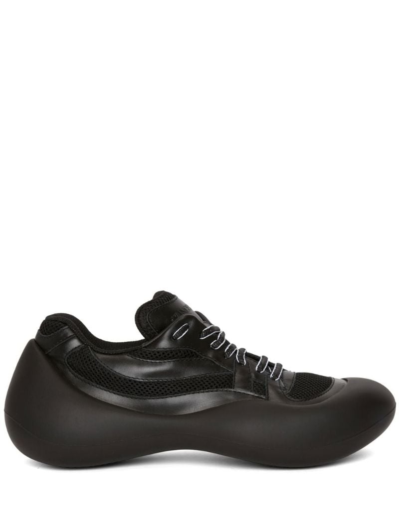 Black Bumper Hike Low Top Sneakers