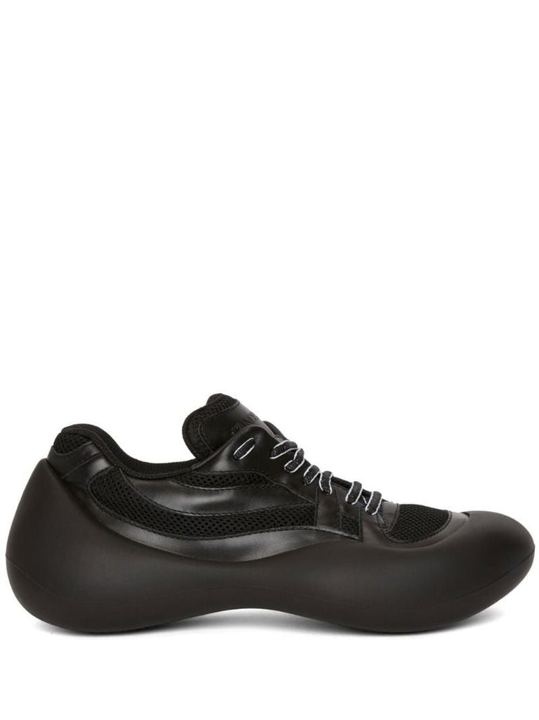 Black Bumper Hike Low Top Sneakers