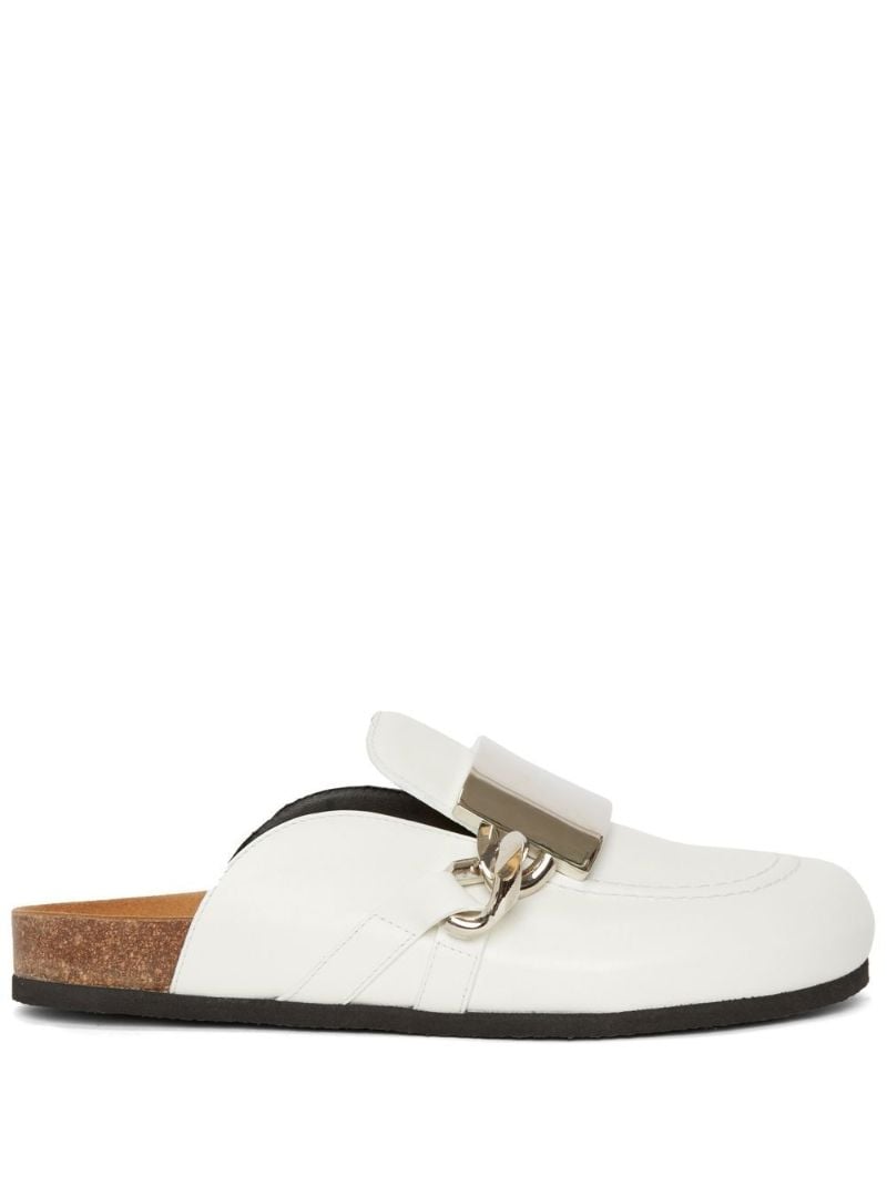 White Gourmet Chain Mules