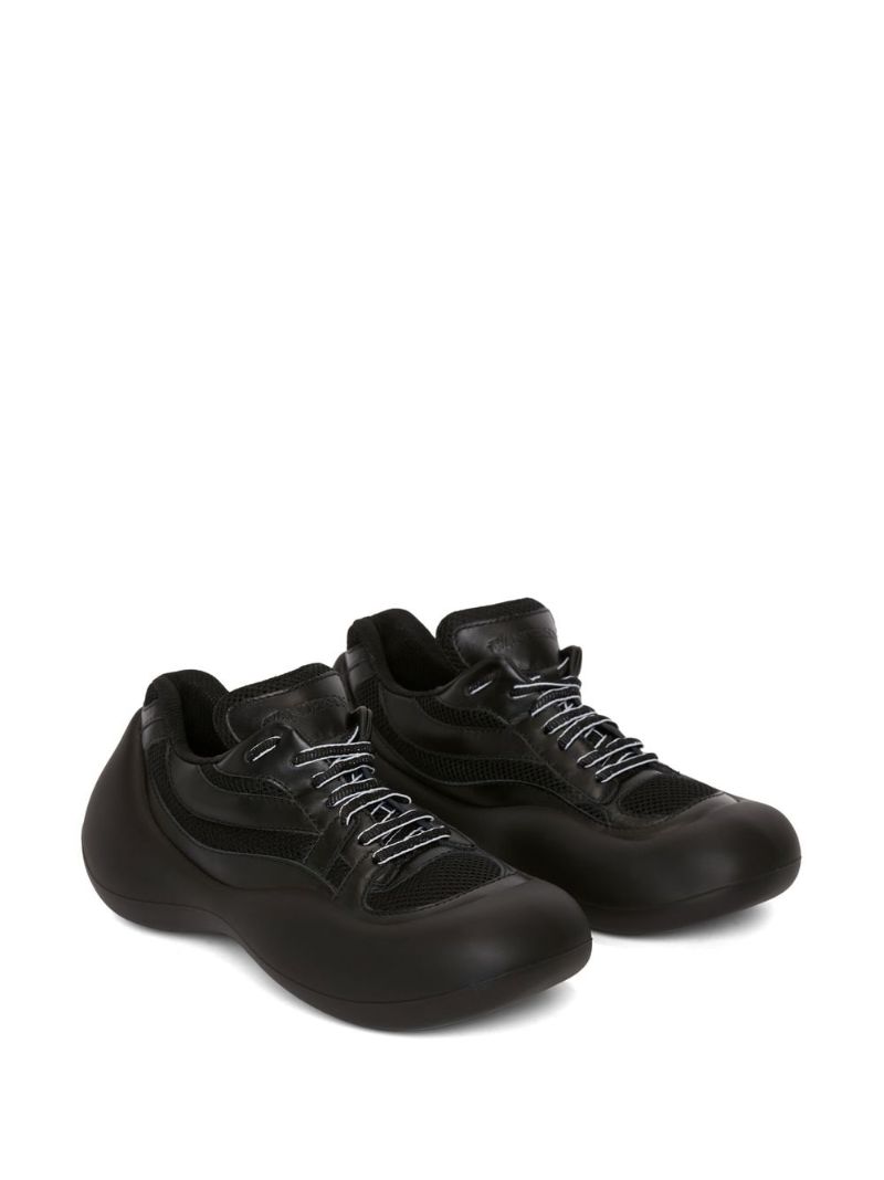 Black Bumper Hike Low Top Sneakers
