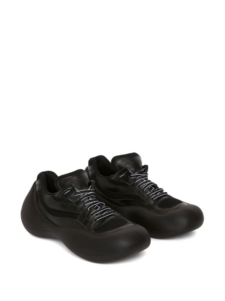 Black Bumper Hike Low Top Sneakers