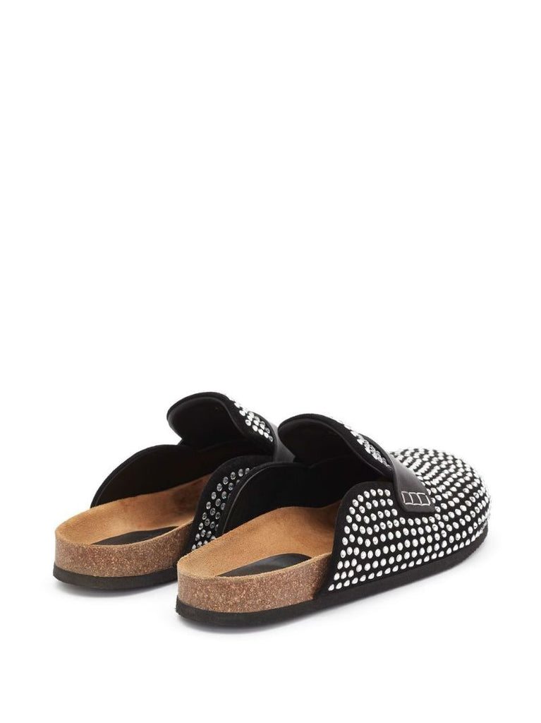 Black Diamond Rhinestone Slides