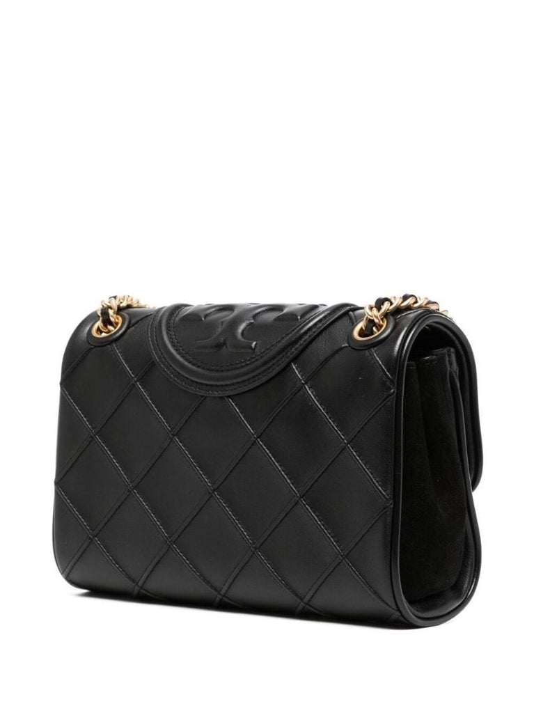 Neutral Fleming Leather Cross Body Bag