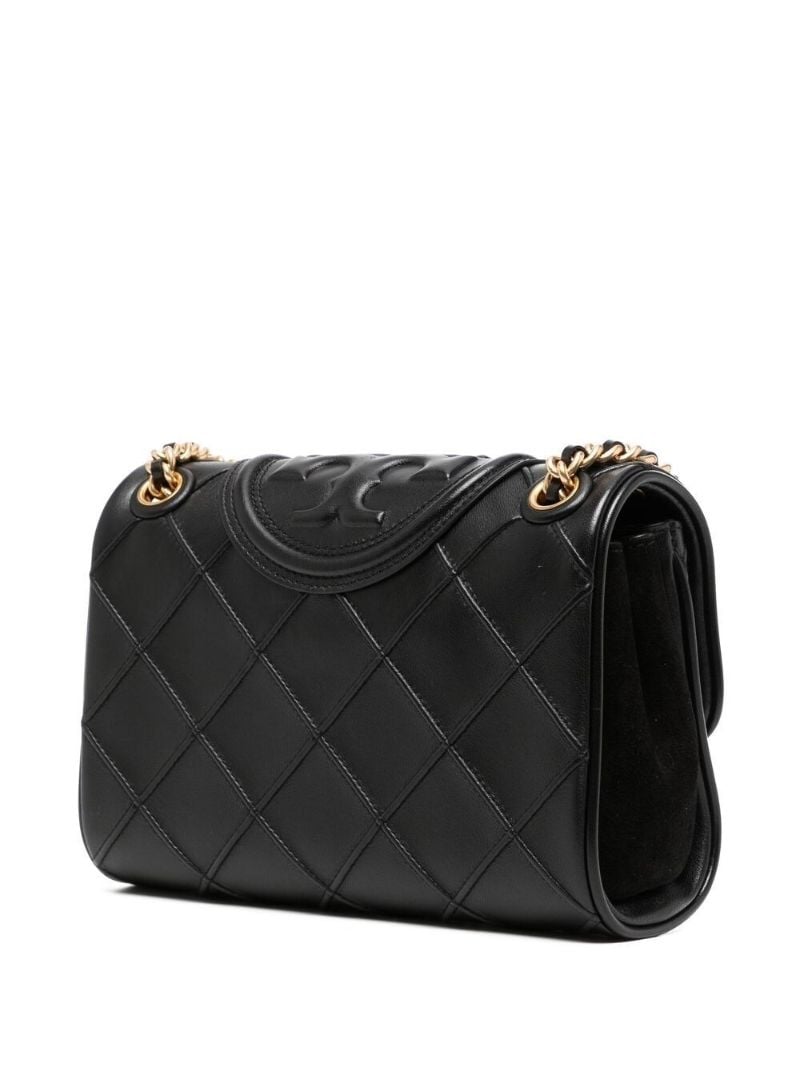 Neutral Fleming Leather Cross Body Bag